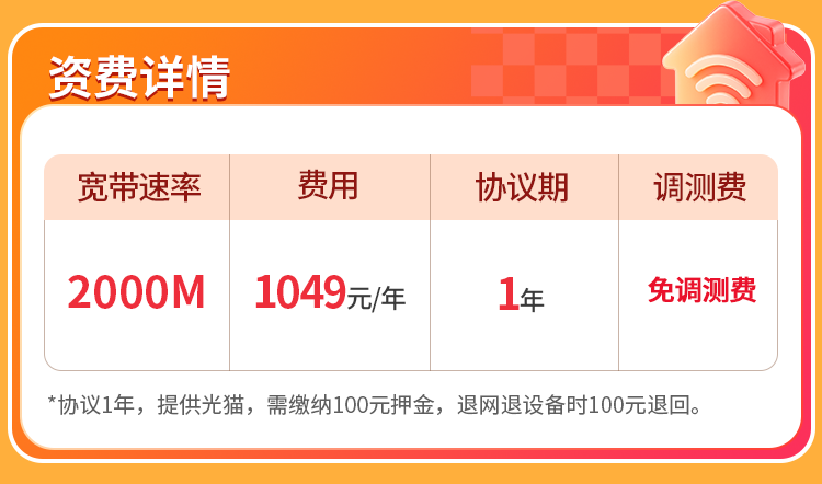 石家庄联通单宽【1049元2000M】 详情图 1