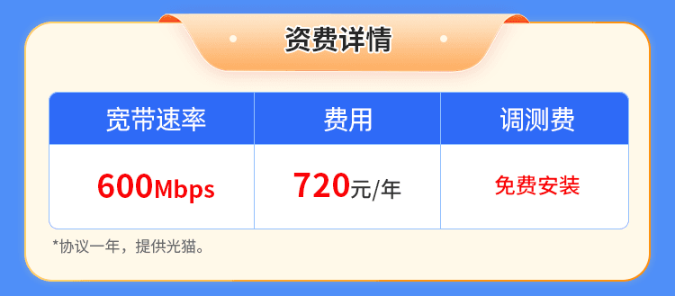 浙江广电单宽【720元600M】 详情图 1