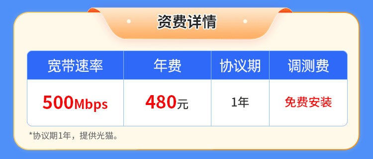 成都广电单宽【480元500M】 详情图 1
