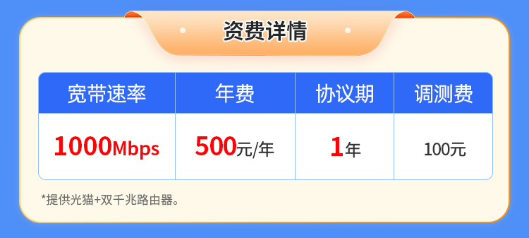 广西移动单宽【500元1000M】 详情图 1