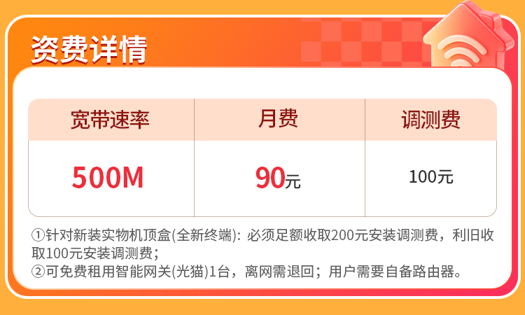 陕西联通单宽【600元500M】 详情图 1